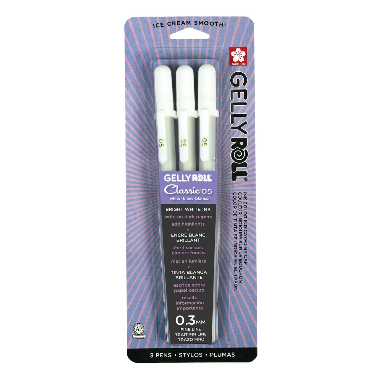 Gelly Roll&#xAE; Classic&#x2122; White Gel Pen, 3ct.